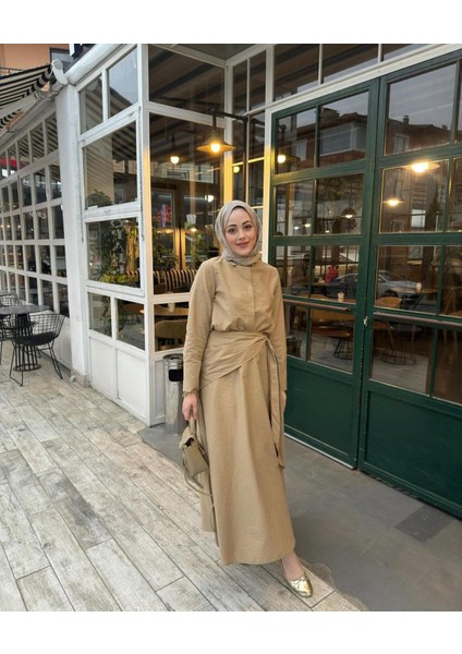 Ebru Ön Detaylı Zıbınlı Etekli Alt-Üst Takım fırsatları