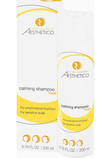 Aesthetıco Calming Shampoo, Hassas ve Atopiye Meyilli Saç Derisi Için Şampuan