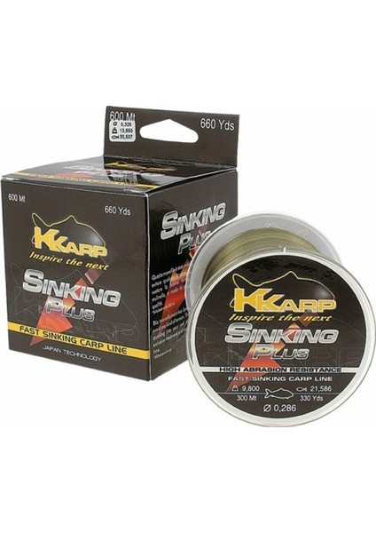 Sinking Plus Serisi 600M Monofilament Misina Kalınlık (Mm) : 0,40MM