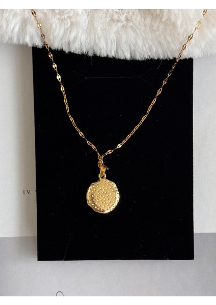 Mavi Sanat Çiçek Inci Luxury Çelik Kolye modelleri