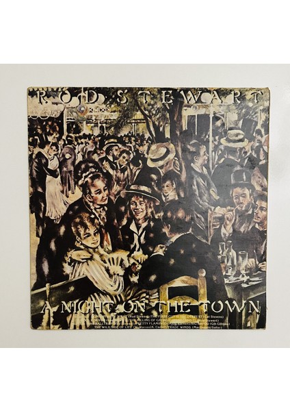 Rod Stewart-A Night On The Town Dönem Baskı Plak