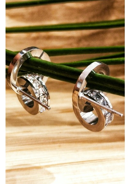 Lüks Küçük Metal Küpe