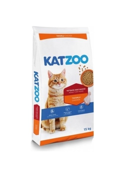Tavuk Etli Yetişkin Kedi Maması 15 kg