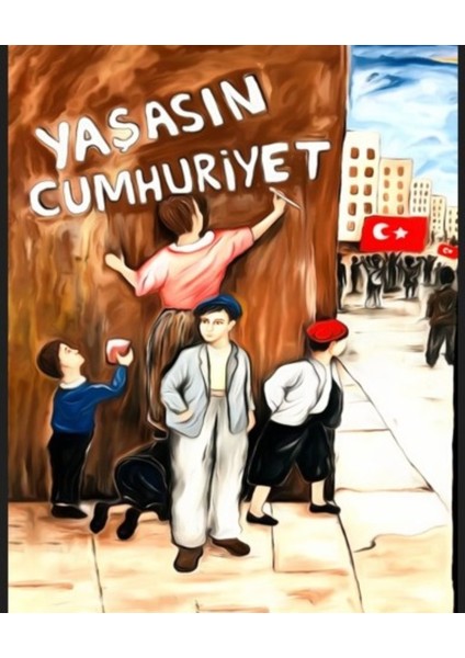 29 Ekim Cumhuriyet Bayramı Okul Pano Etkınlık Kumaş Pano indirimleri