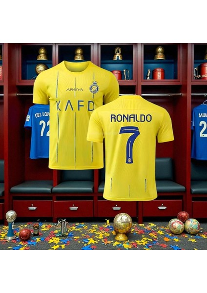 Al-Nassr 23/24 Sarı T-Shirt Iç Halı Saha Forma fiyatları