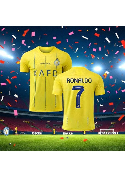 Al-Nassr 23/24 Sarı T-Shirt Iç Halı Saha Forma