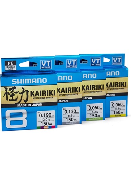 Kairiki 8b Steel Grey 300M Ip Misina Kalınlık (Mm) : 0,06MM modelleri