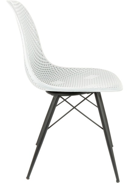 Safir Sandalye – Metal Ayaklı Modern Mutfak Kafe Restoran Ofis Sandalyesi 2'li Set