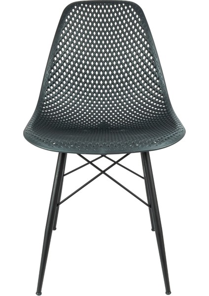 Safir Sandalye – Metal Ayaklı Modern Mutfak Kafe Restoran Ofis Sandalyesi 2'li Set