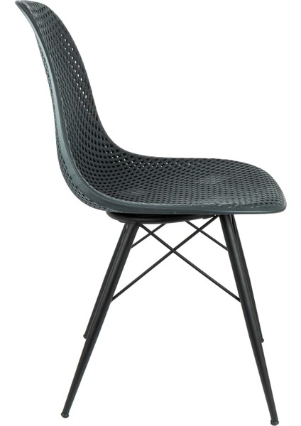 Safir Sandalye – Metal Ayaklı Modern Mutfak Kafe Restoran Ofis Sandalyesi 2'li Set
