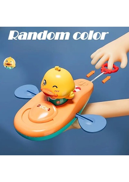Kanolu Yüzen Ördek Banyo Havuz, Deniz Oyuncağı Pil Gerektşrmez. 1 Adet, Dayanıklı Abs Plastik, Manuel