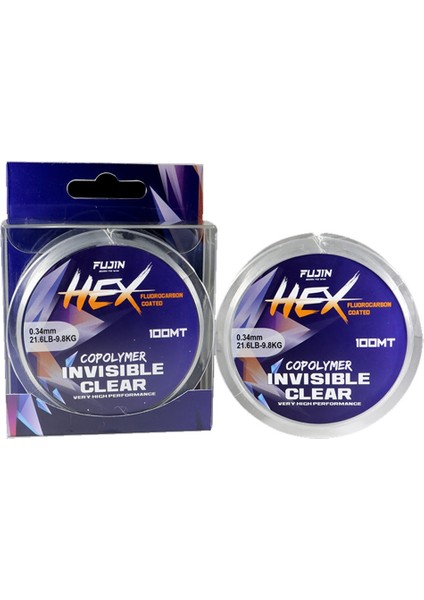 Hex Sht Ultra Fc Kaplama 100M Fluorocarbon Misina Kalınlık (Mm) : 0,40MM