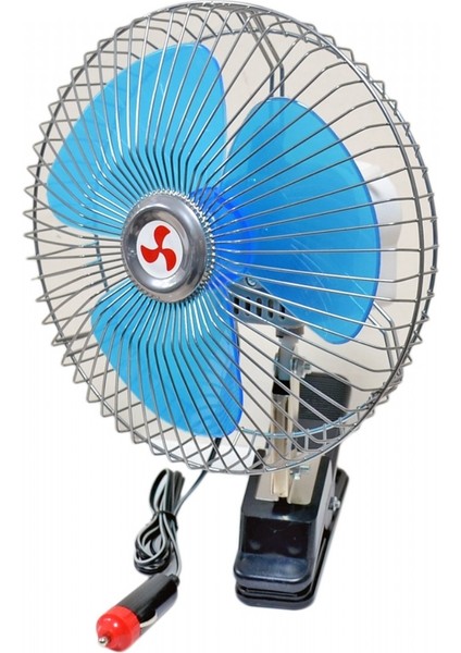 Araç Vantilatörü 12V 8 Inç 16W Mandallı