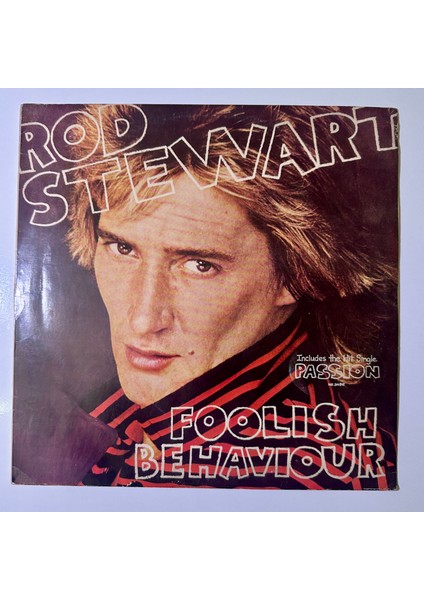 Rod Stewart – Foolish Behaviour - Dönem Baskı Plak