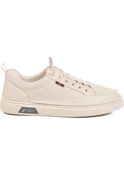 152-19039 M Beyaz Hakiki Deri Erkek Sneaker modelleri
