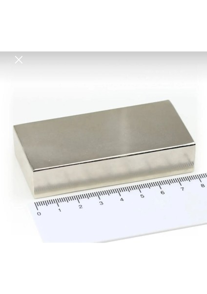 Çok Güçlü Neodyum Mıknatıs, Büyük Boy 80MM x 40MM x 20MM fiyatları