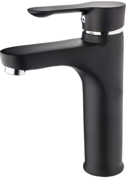 Zümra Siyah Krom Lavabo Bataryası ZM300-K