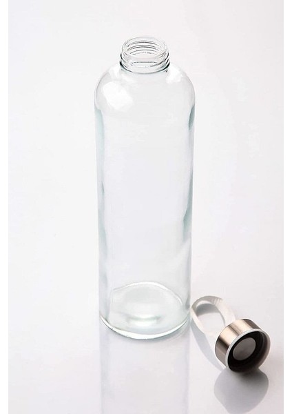 Mavi Sağlıklı Cam Matara 1000 ml Su Şişesi 1lt Sporcu Matarası fırsatları