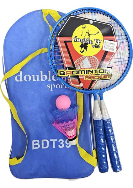 Çatalı Badminton Seti Çocuk Badminton Raket Seti 2 Raket + 3 Top Deniz Plaj Sahil