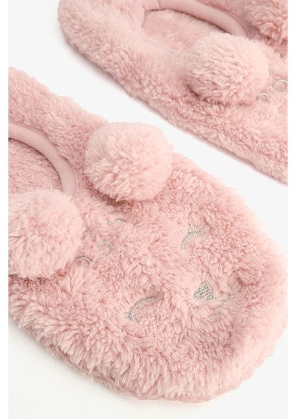 Pembe Happy Cat Ponponlu Ev Çetiği modelleri