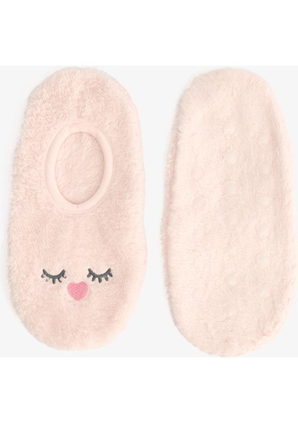 Açık Pembe Sleepy Çizgili Nakışlı Ev Çetiği fiyatları