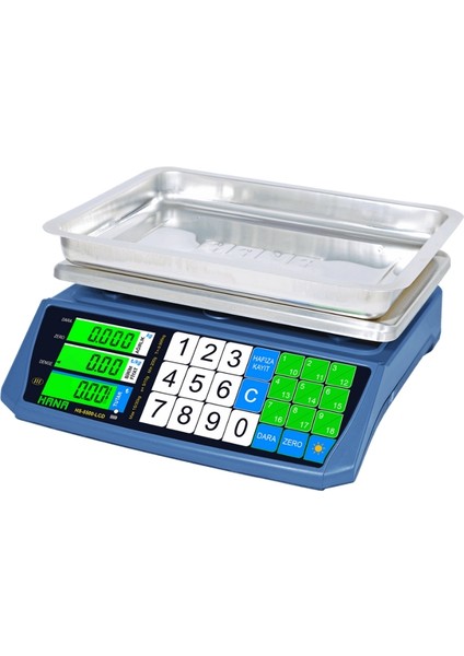 HS-5500 LCD Tartım Terazisi 30 kg Kapasite