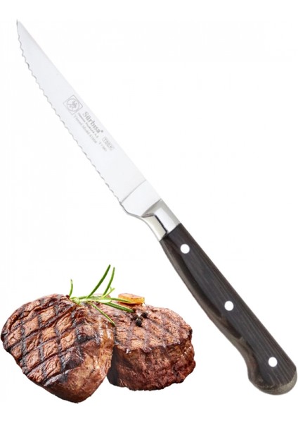 Sürbisa Ahşap Saplı Steak Bıçağı 61004-YM-LZ 10.0 cm