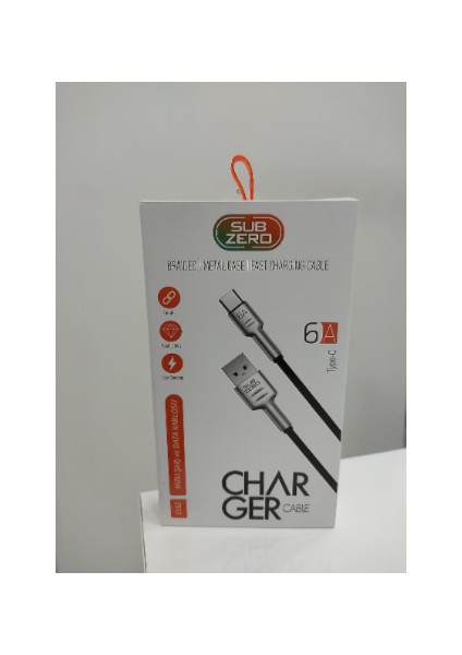 CL52 6A Type-C Hızlı Sarj Kablosu Metal B