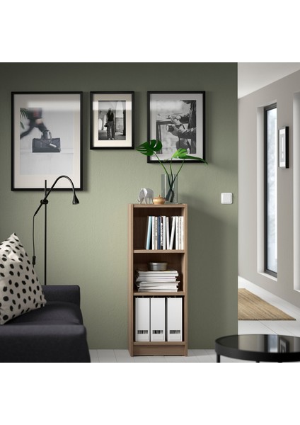 Bılly Kitaplık 40 x 28 x 106 cm Meşe Görünümlü Ayarlanabilir Raflı fiyatları