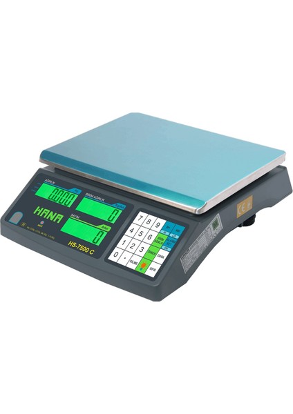 HS-7500 C Sayıcı Terazi 3-6-15-30 kg
