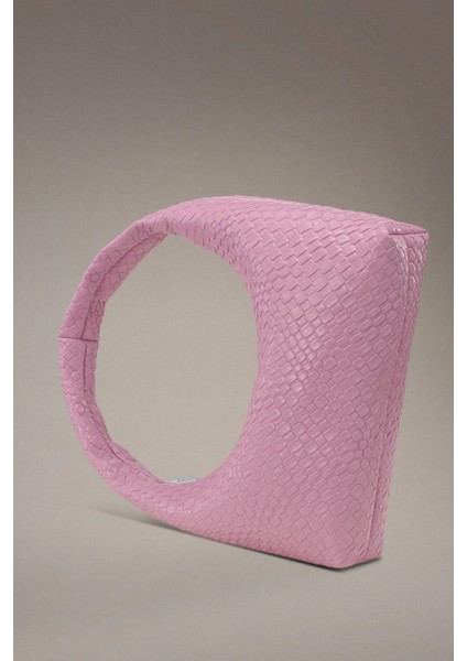 Pembe Örgülü Urban Pu Deri El Ve Omuz Çantası 277 fiyatları