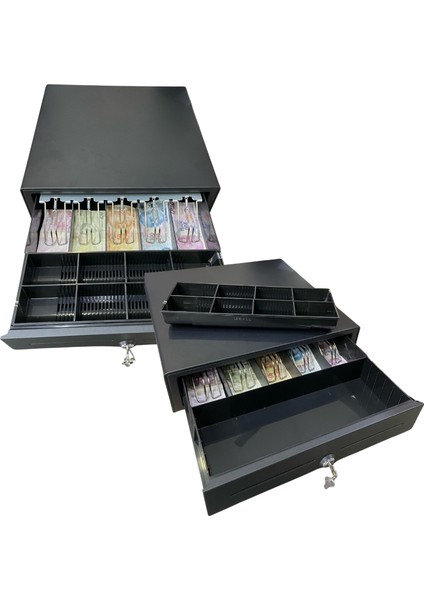 Dbpos M-410 5 Gözlü Metal Para Çekmecesi Metal Sürgü