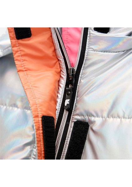 Jolene Gümüş Gri Puffer Mont modelleri