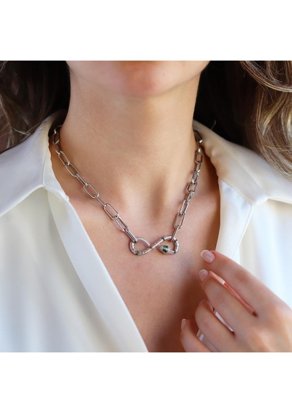 Yılan Sonsuzluk Modeli Zirkon Taşlı Set fiyatları