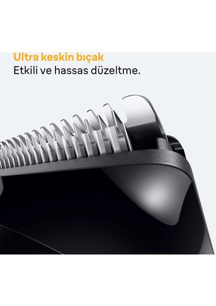 Sakal Düzeltici Series 5, +4 Aksesuar, 40 Uzunluk, Keskin Bıçak, BT5520 fırsatları