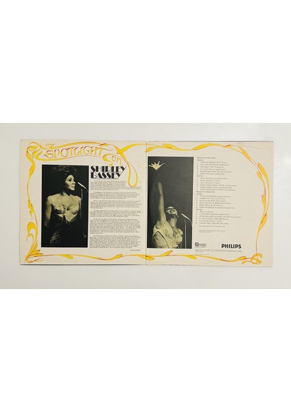 Shirley Bassey - Spotlight Son - Dönem Baskı Plak modelleri