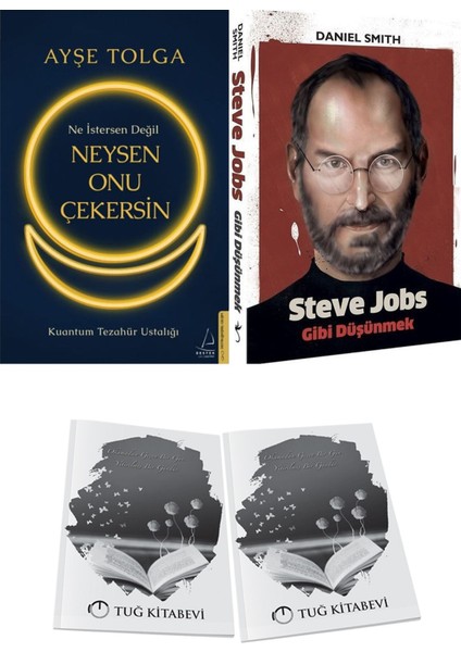 Ne Istersen Değil Neysen Onu Çekersin ve Steve Jobs Gibi Düşünmek + Hediyeli