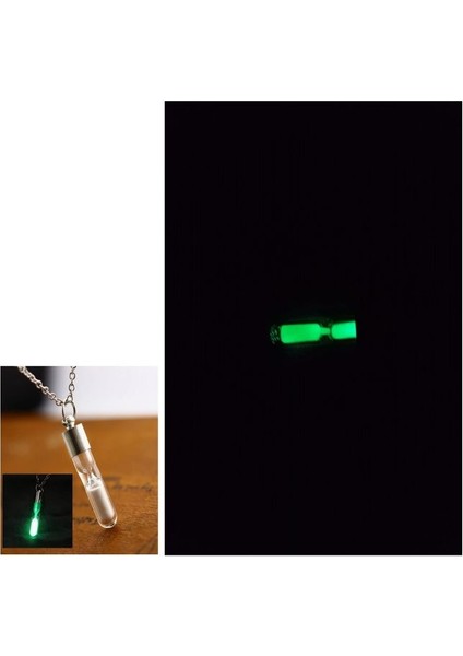(Kadın Tarz) Işıltı Kolye Ateş Böceği Model Klasik Kum Saati Green (Yeşil) Paslanmaz Çelik fırsatları