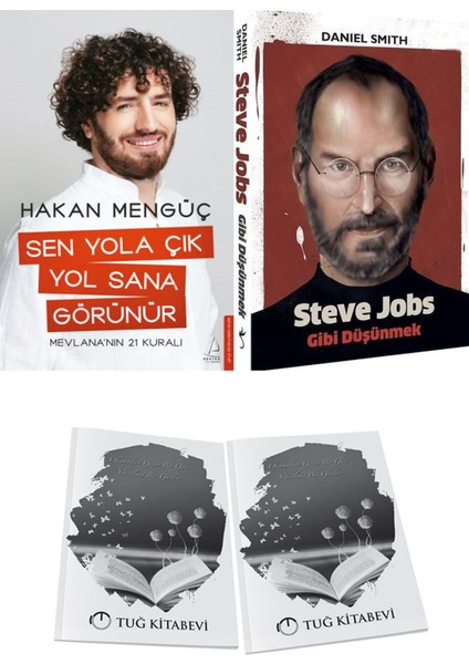 Sen Yola Çık Yol Sana Görünür ve Steve Jobs Gibi Düşünmek + Hediyeli