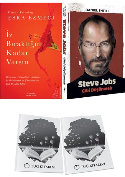 Iz Bıraktığın Kadar Varsın ve Steve Jobs Gibi Düşünmek + Hediyeli