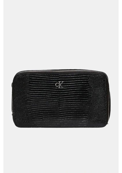 Lizard Embossed Leat Kadın Siyah Cüzdan LV04F1071G-UB1