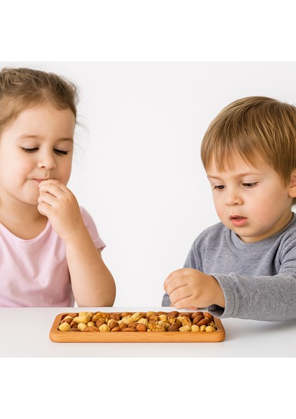 Fırın Kurusu Kayın Ahşap Sunum Tahtası Yağdanlık Altlığı Baharatlık Tabağı Çerezlik