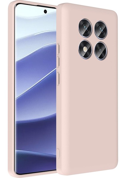 Xiaomi Uyumlu Redmi Note 14 Pro 4g Kılıf Kamera Korumalı Kartlık Hazneli Zore Vitra Kapak-Pembe