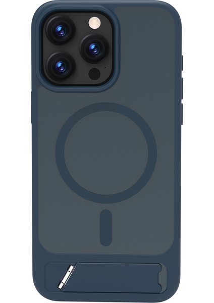iPhone 15 Pro Kickstand Tpu + Pc Telefon Kılıfı Magsafe ile Uyumlu (Yurt Dışından)