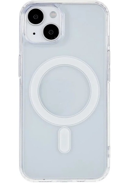 iPhone 15 Şeffaf Kılıf Telefon Kılıfı Magsafe ile Uyumlu (Yurt Dışından)