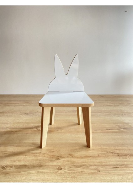 Ahşap Çocuk Aktivite Sandalyesi - Tavşan Sandalye fırsatları