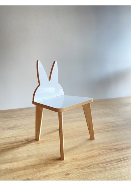 Ahşap Çocuk Aktivite Sandalyesi - Tavşan Sandalye indirimleri