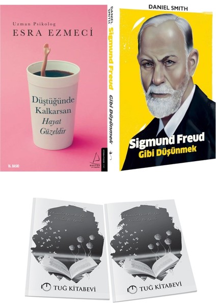 Düştüğünde Kalkarsan Hayat Güzeldir ve Sigmund Freud Gibi Düşünmek + Hediyeli