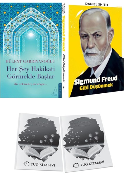 Her Şey Hakikati Görmekle Başlar ve Sigmund Freud Gibi Düşünmek + Hediyeli