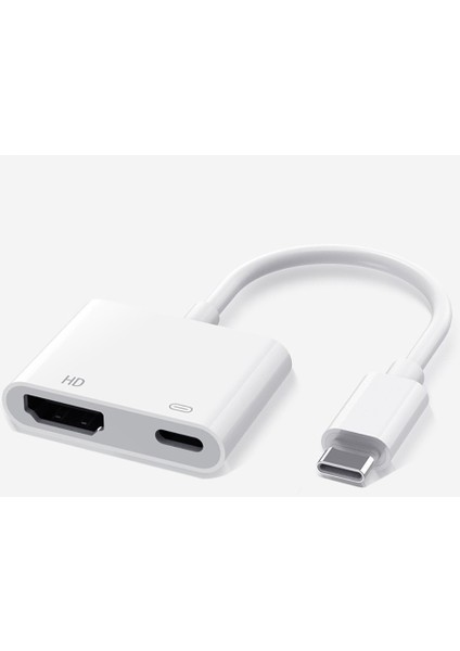 Zore Type-C To Type-C PD100W + HDMI 4K@30Hz 2in1 Adaptör indirimleri
